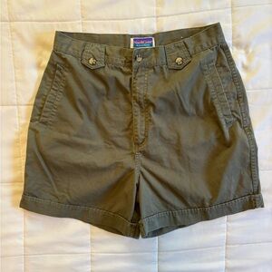 Northcrest Green Bermuda Shorts Casual Cotton Blend